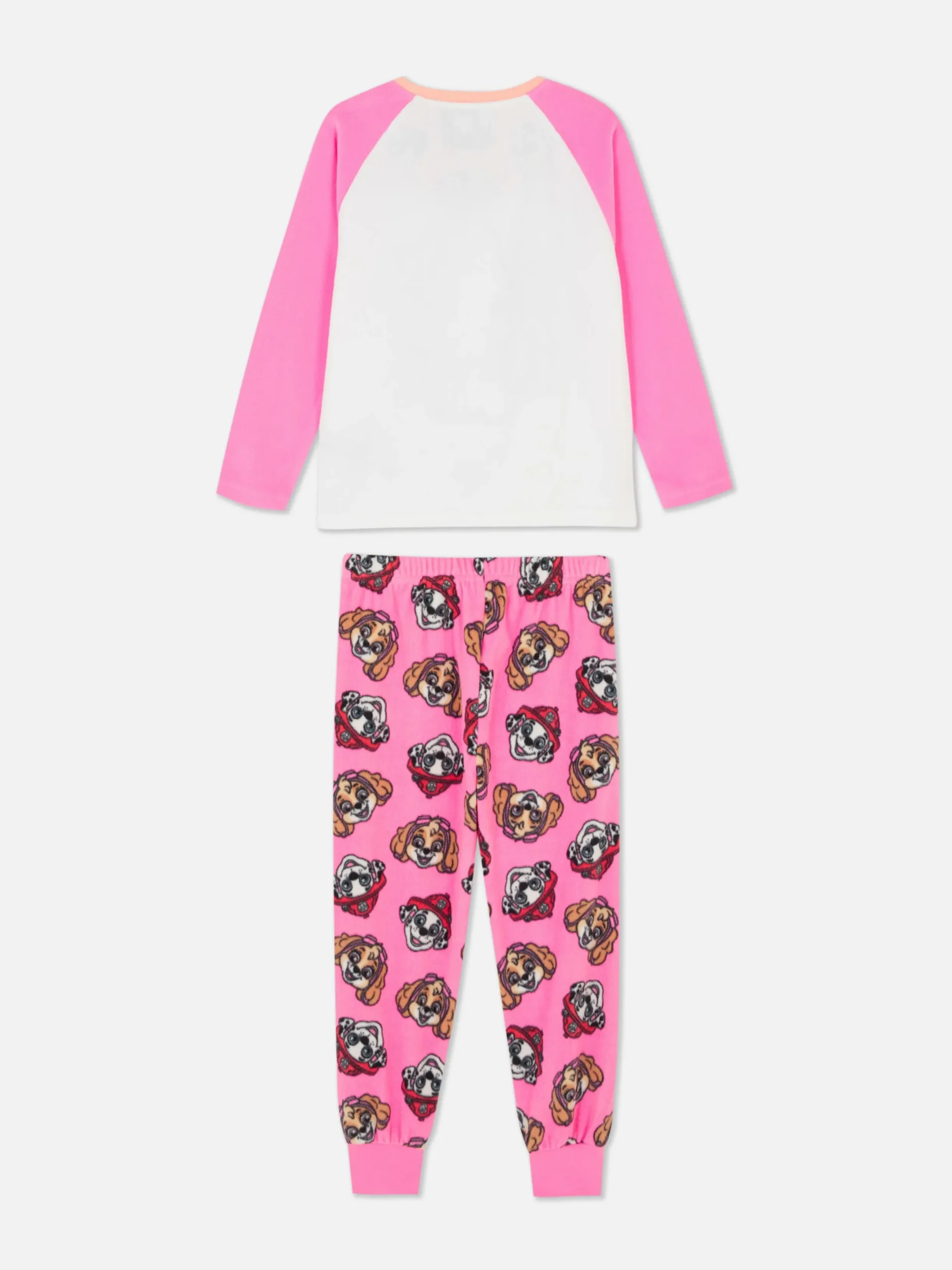 Schlafanzüge Und Nachtwäsche|Primark Langer „PAW Patrol“ Fleece-Schlafanzug Rosa