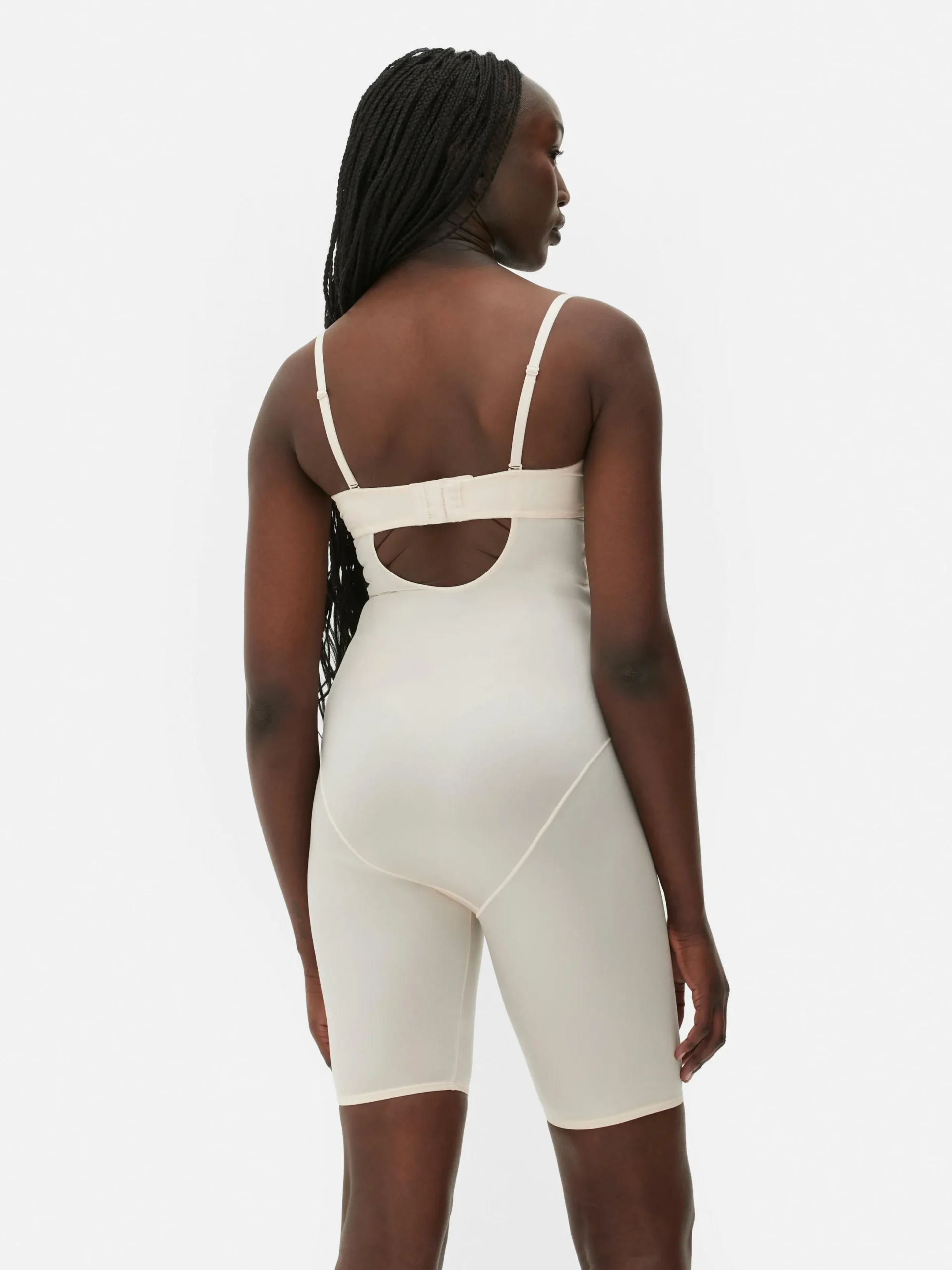 Shapewear|Primark Langer Shapewear-Body Mit Tiefem Dekolleté Austerfarben