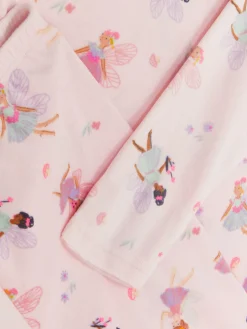 Schlafanzüge Und Nachtwäsche|Primark Langer Velours-Schlafanzug Mit Feenmotiv Hellrosa