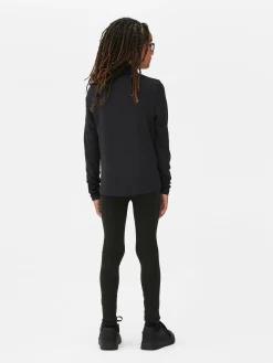 Tops Und T-Shirts|Activewear|Primark Langes Baselayer-Top Schwarz