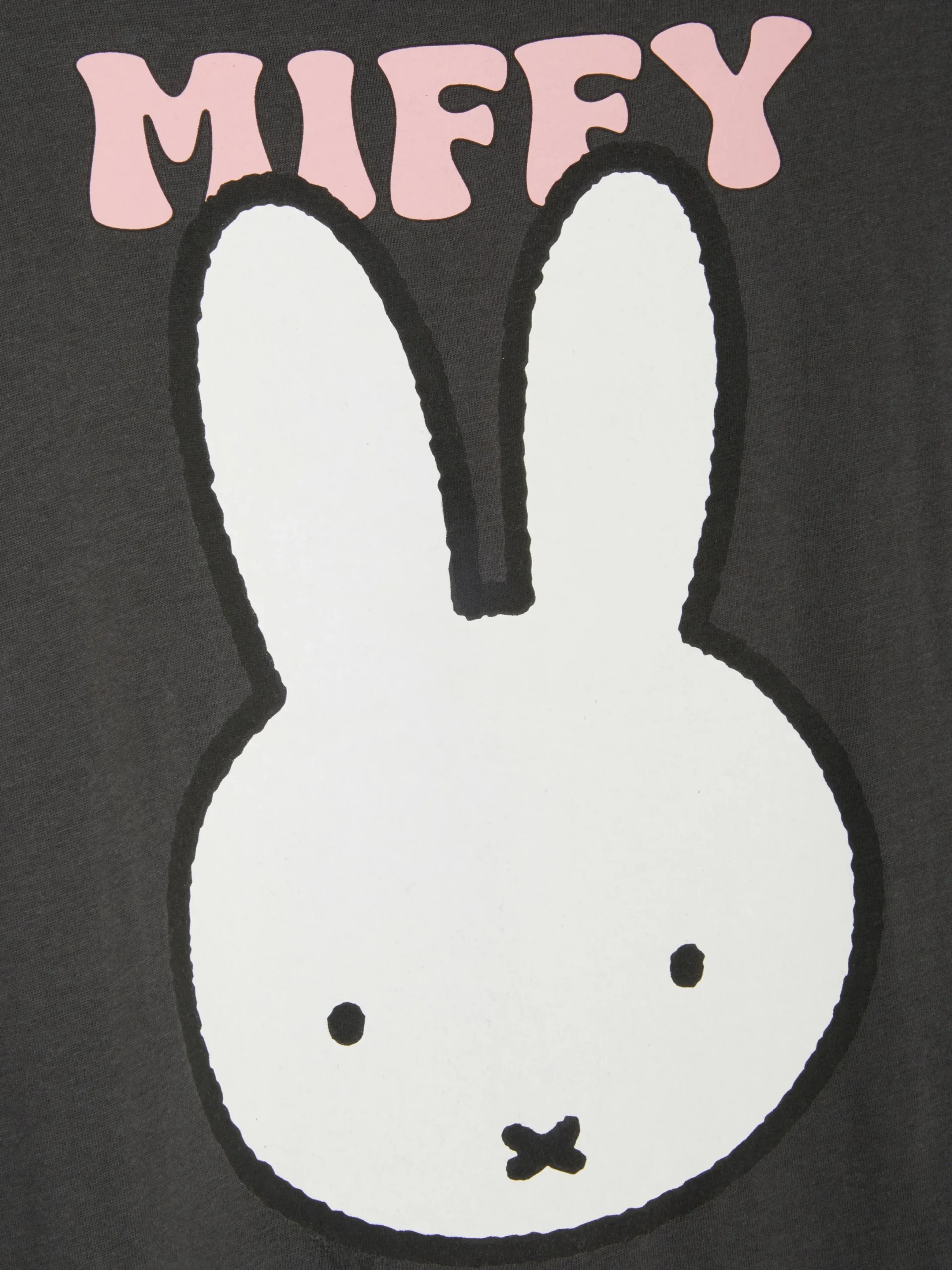 Schlafshirts Und Nachthemden|Primark Langes „Miffy“ Nachthemd Anthrazitfarben