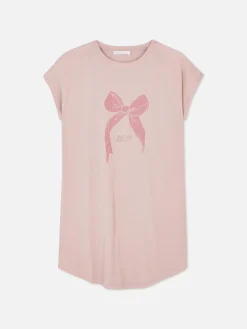 Tops Und T-Shirts|Primark Langes T-Shirt Mit Rundhalsausschnitt Hellrosa
