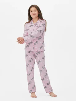 Schlafanzüge Und Nachtwäsche|Primark Langärmeliger „Barbie“ Schlafanzug Rosa
