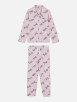 Schlafanzüge Und Nachtwäsche|Primark Langärmeliger „Barbie“ Schlafanzug Rosa