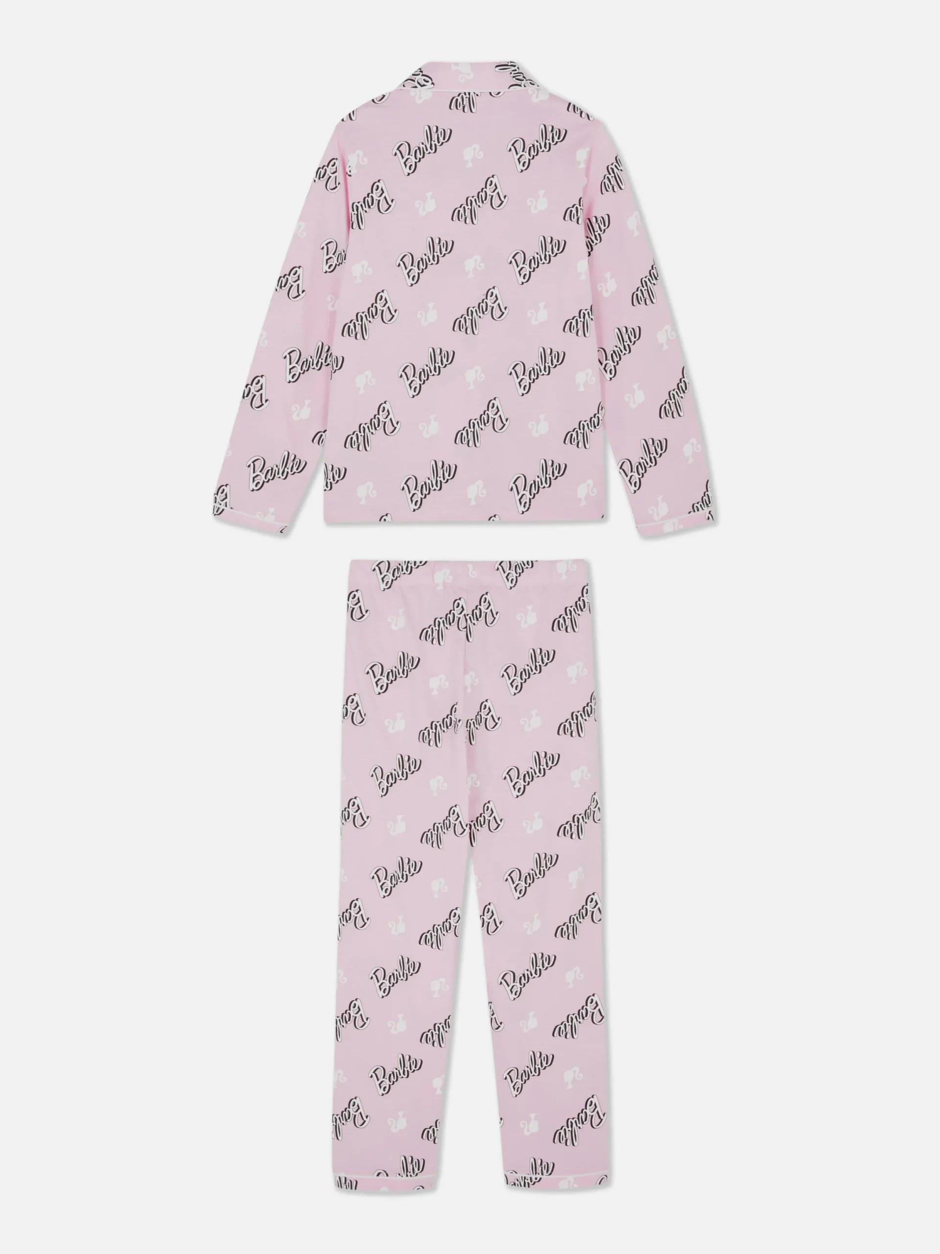 Schlafanzüge Und Nachtwäsche|Primark Langärmeliger „Barbie“ Schlafanzug Rosa