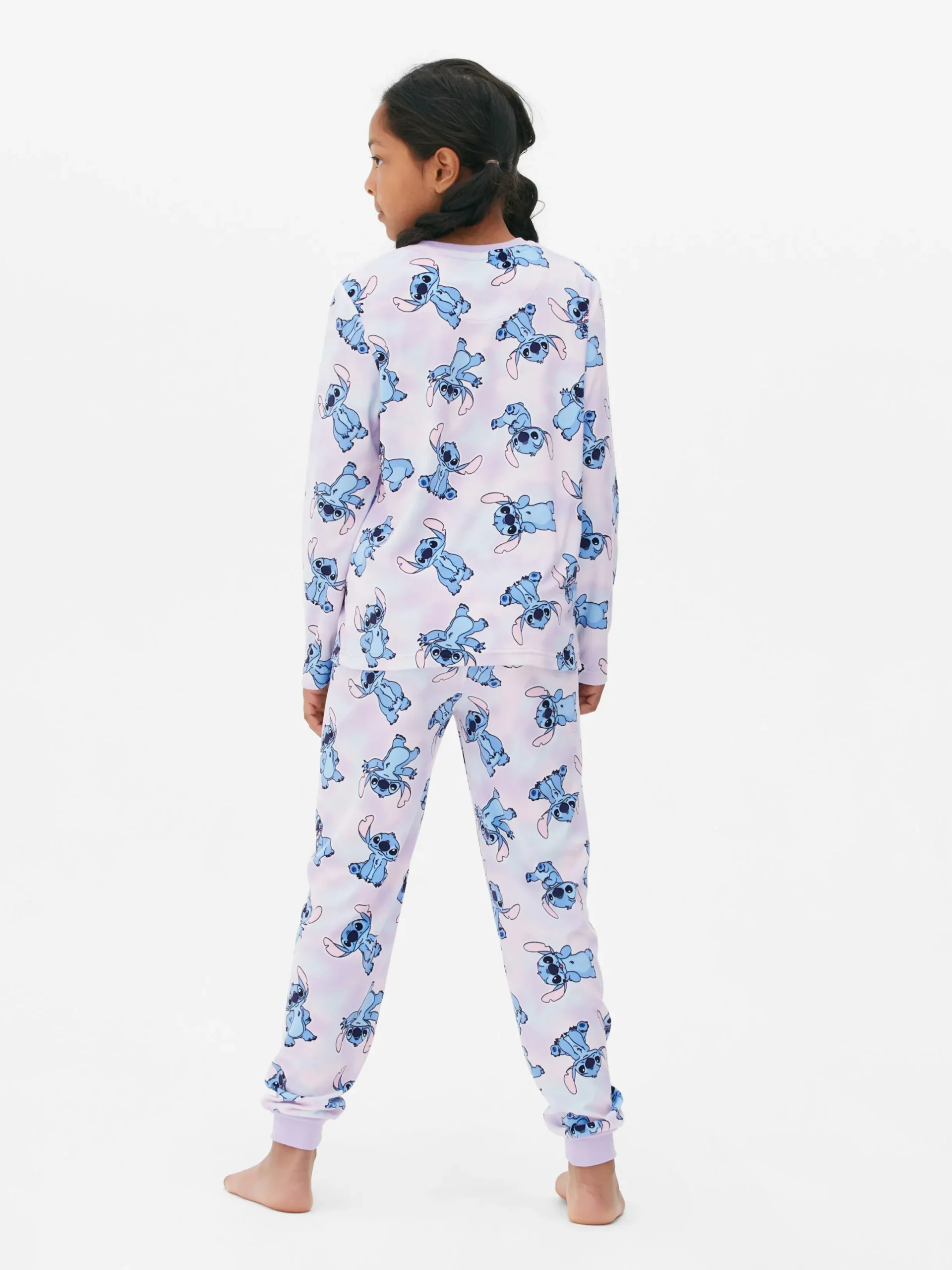 Schlafanzüge Und Nachtwäsche|Primark Langärmeliger „Disney Lilo & Stitch“ Schlafanzug Multi