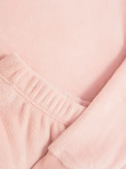 Schlafanzüge|Primark Langärmeliger Fleece-Schlafanzug Rosa