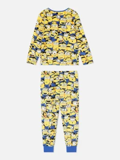 Schlafanzüge Und Nachtwäsche|Primark Langärmeliger „Minions“ Schlafanzug Gelb