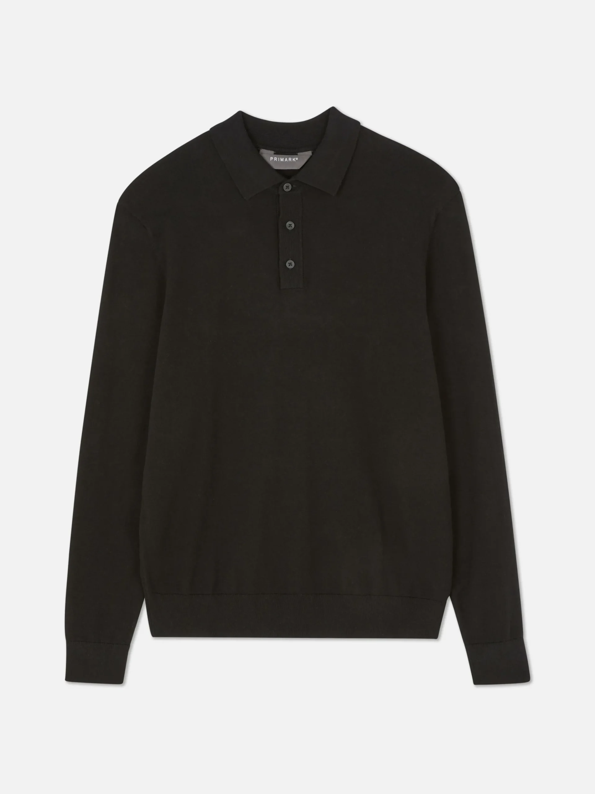 Pullover Und Cardigans|Primark Langärmeliger Polopullover Schwarz