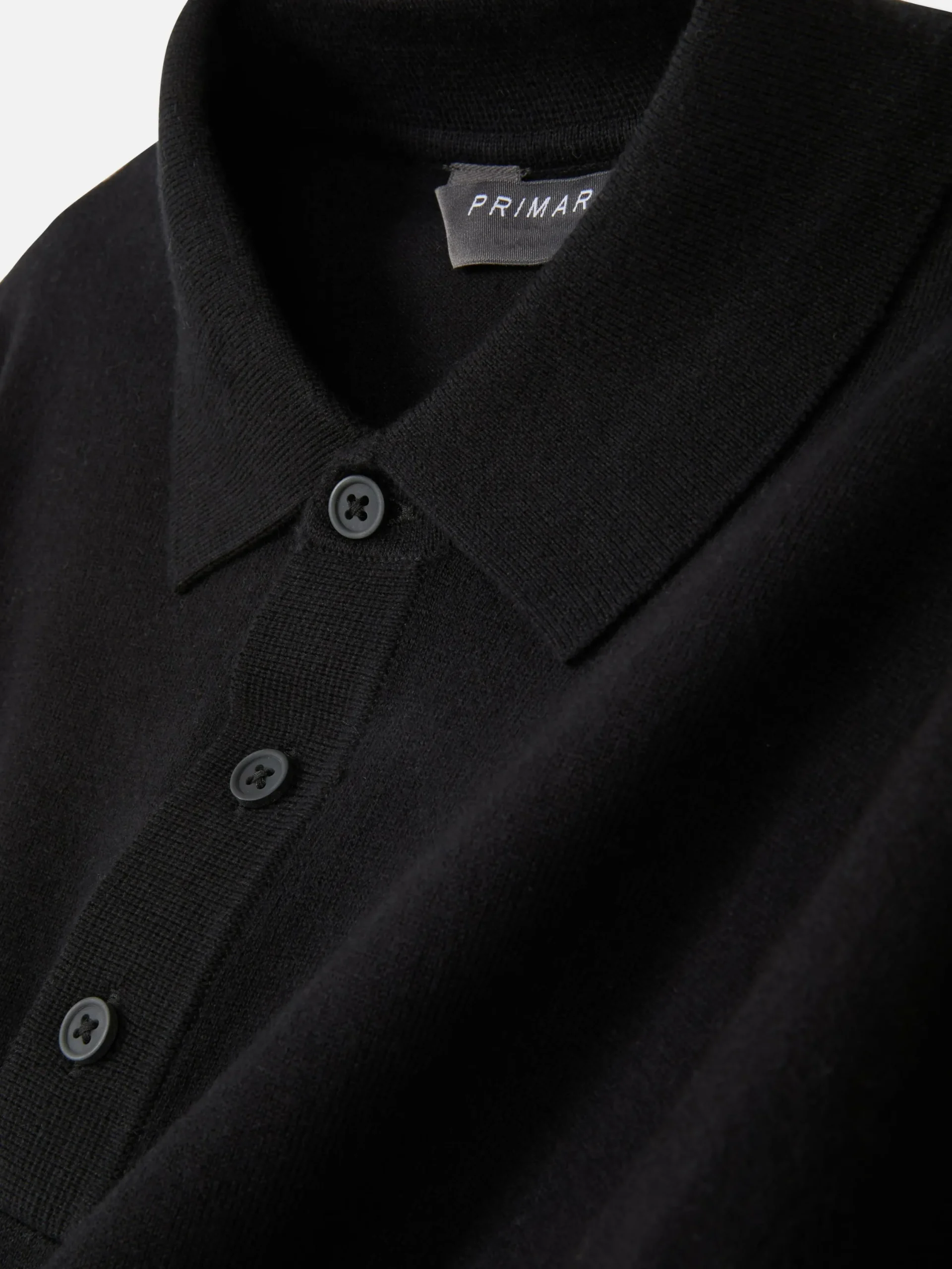 Pullover Und Cardigans|Primark Langärmeliger Polopullover Schwarz