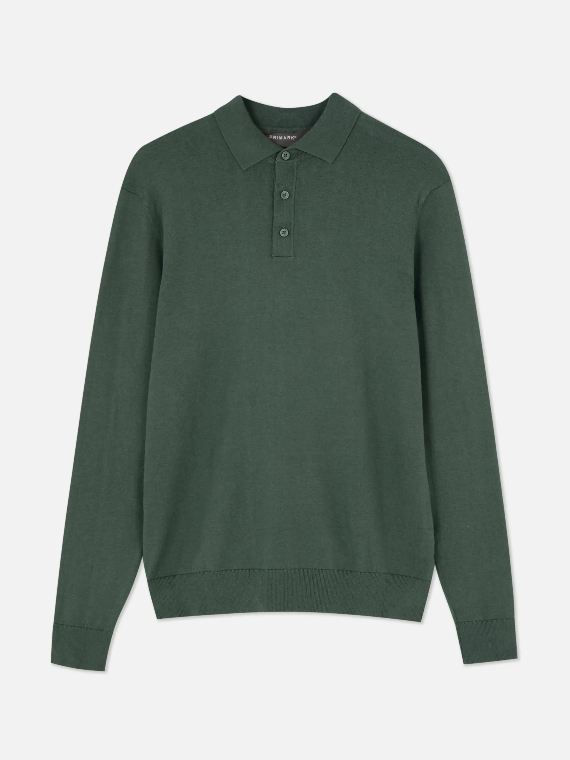 Pullover Und Cardigans|Primark Langärmeliger Polopullover Grün