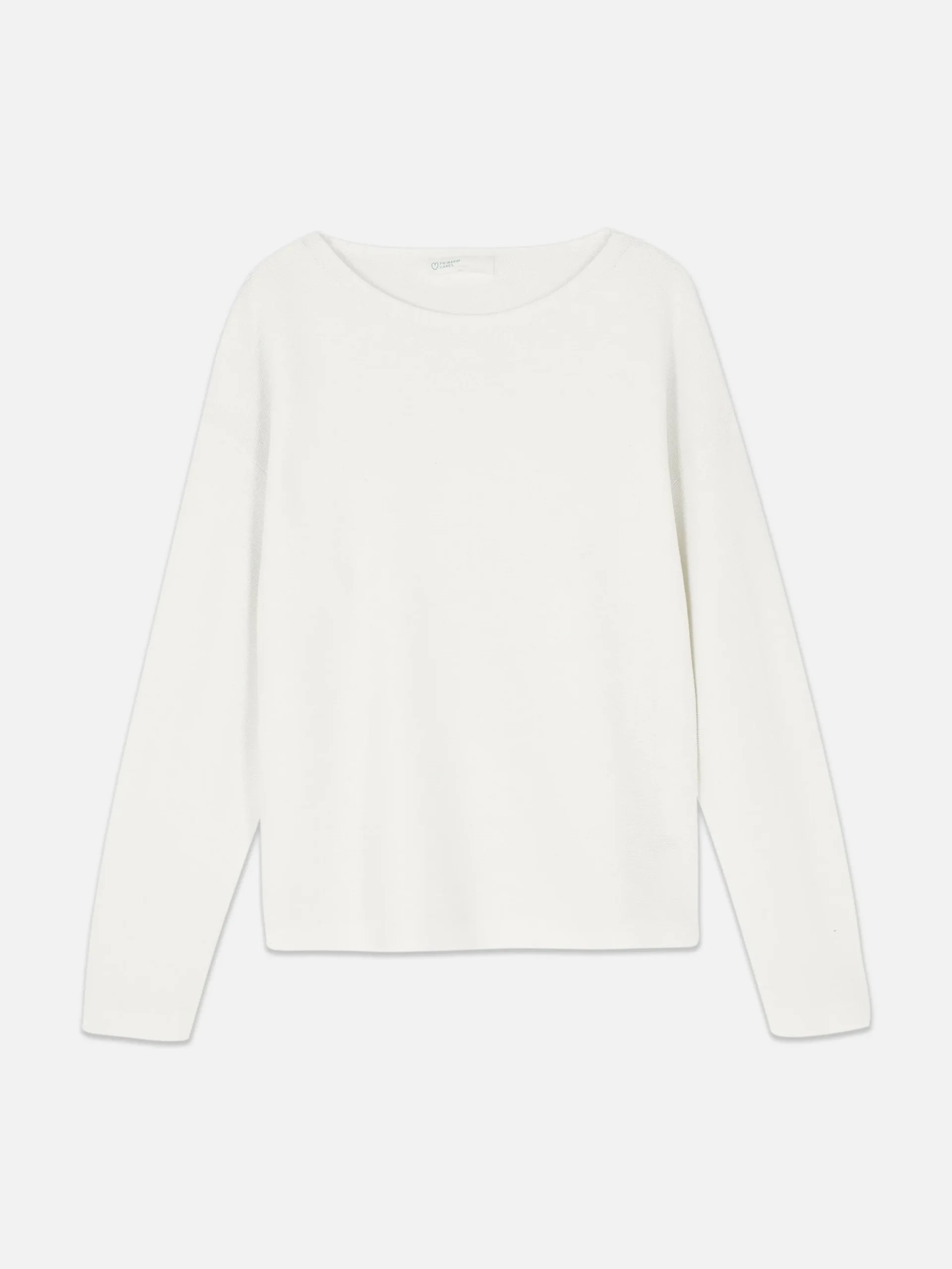 Pullover Und Cardigans|Primark Langärmeliger Pullover Mit U-Boot-Ausschnitt Weiß