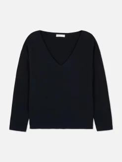 Pullover Und Cardigans|Primark Langärmeliger Pullover Mit U-Boot-Ausschnitt Marineblau