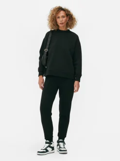 Loungewear|Hoodies Und Sweatshirts|Primark Langärmeliges Basic-Sweatshirt Schwarz