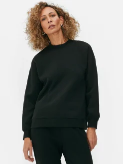 Loungewear|Hoodies Und Sweatshirts|Primark Langärmeliges Basic-Sweatshirt Schwarz