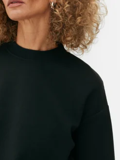 Loungewear|Hoodies Und Sweatshirts|Primark Langärmeliges Basic-Sweatshirt Schwarz