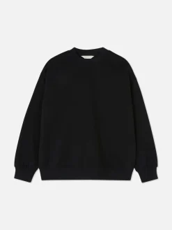 Loungewear|Hoodies Und Sweatshirts|Primark Langärmeliges Basic-Sweatshirt Schwarz