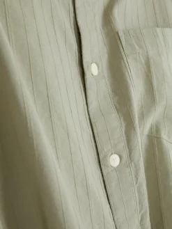 Hemden|Primark Langärmeliges Jacquardhemd Grün