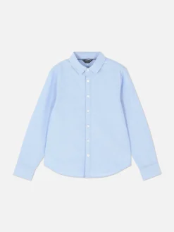 Hemden|Primark Langärmeliges Oxfordhemd (Teeny Boys) Blau