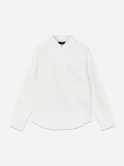 Hemden|Primark Langärmeliges Oxfordhemd (Teeny Boys) Weiß