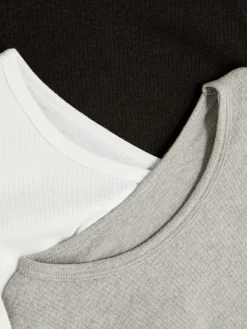 Unterwäsche|Primark Langärmeliges Thermo-Oberteil, 3er-Pack Multi