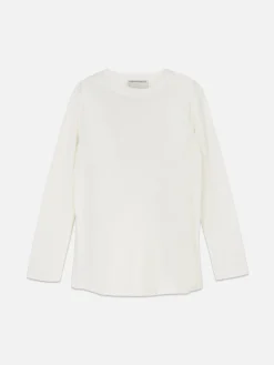 Tops Und T-Shirts|Primark Langärmeliges Umstandstop In Wickeloptik Ecrufarben