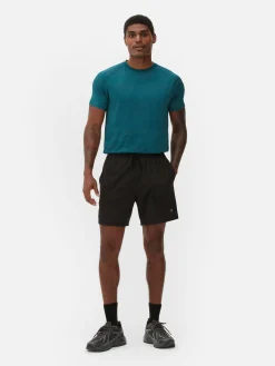 Sportbekleidung|Shorts|Primark Laufshorts Mit Elastischem Taillenbund Schwarz