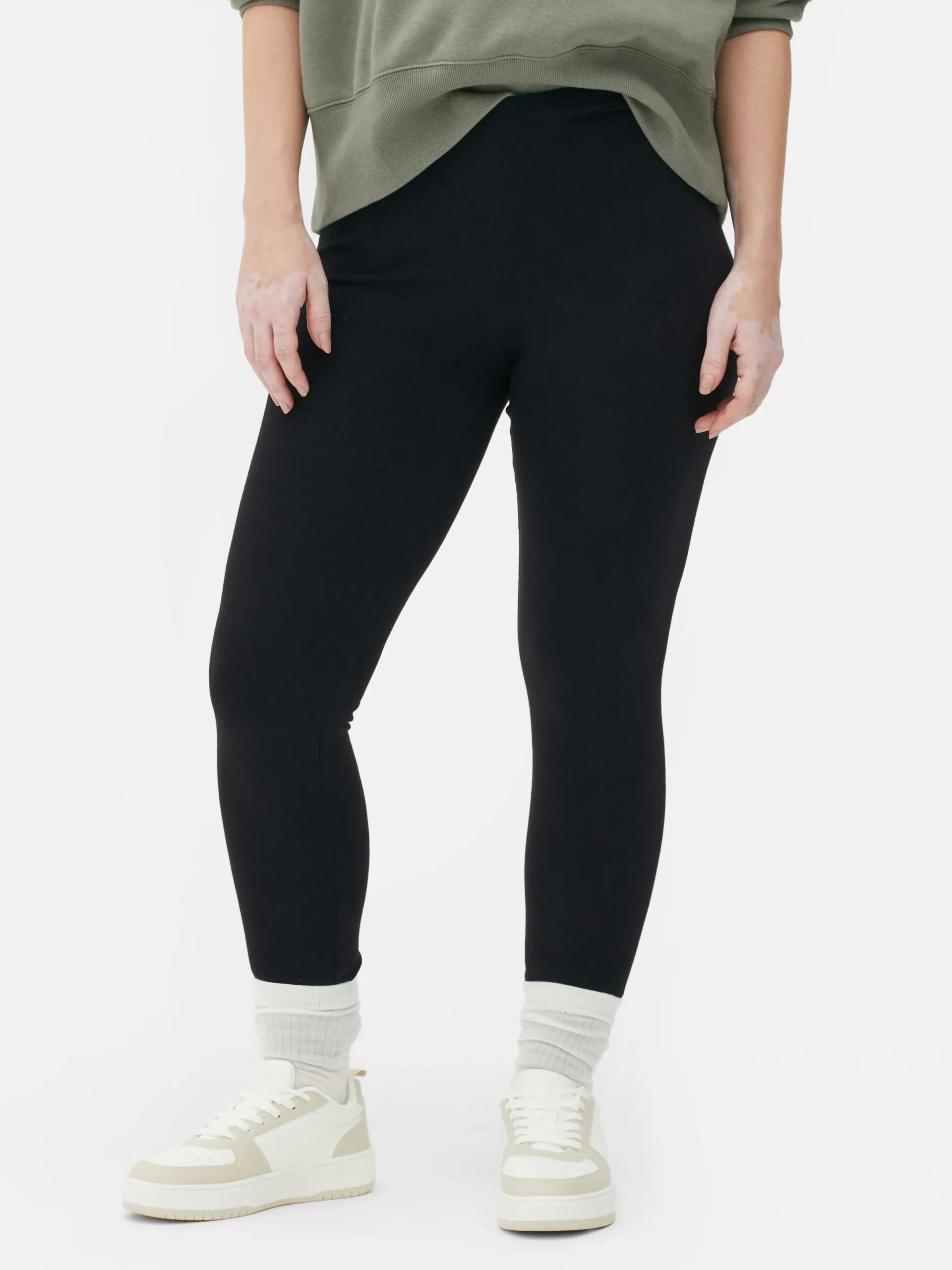 Hosen Und Leggings|Primark Leggings Aus Baumwolle Schwarz