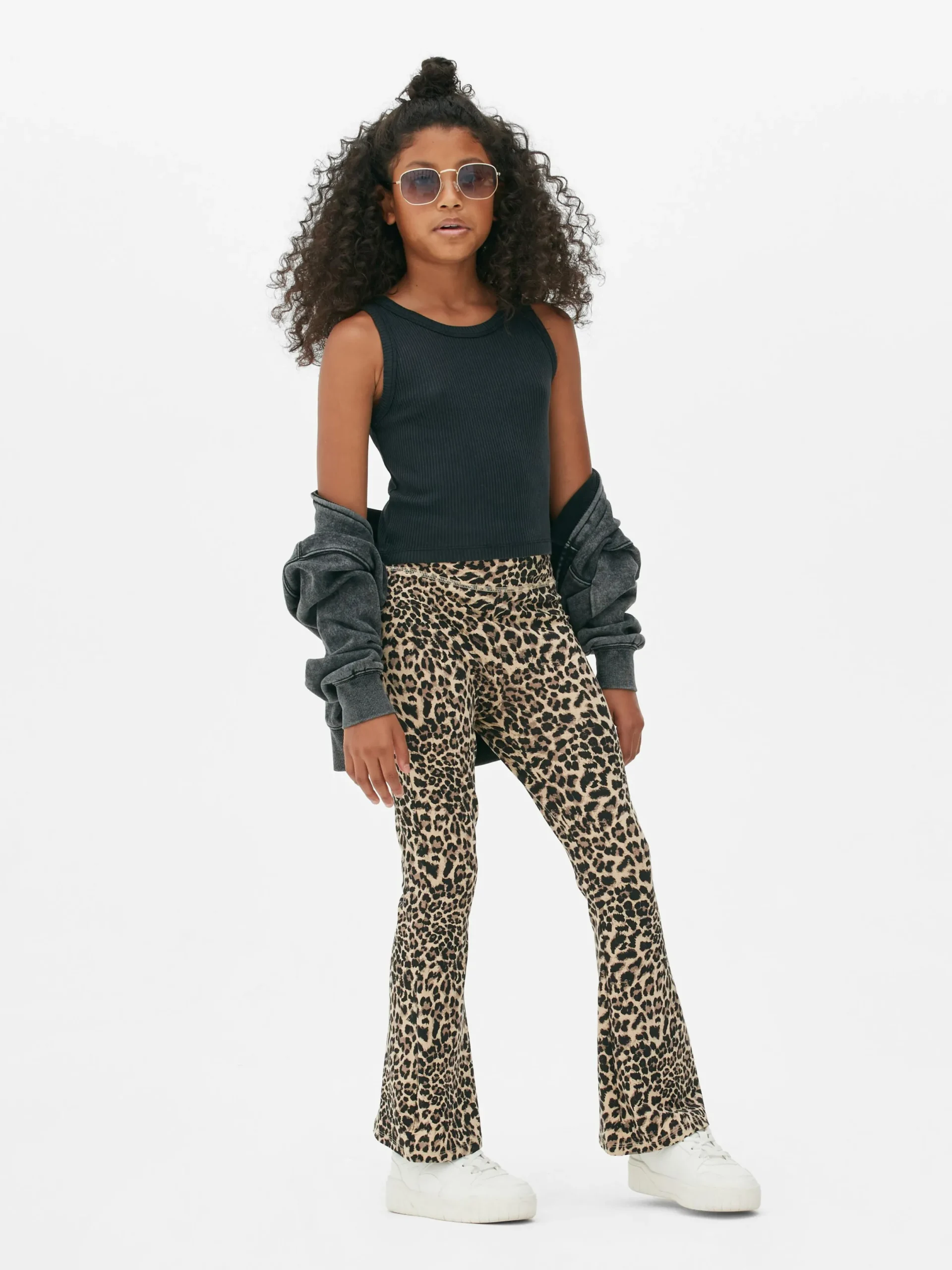 Hosen Und Leggings|Primark Leggings Mit Ausgestelltem Bein Und Leopardenmuster Multi