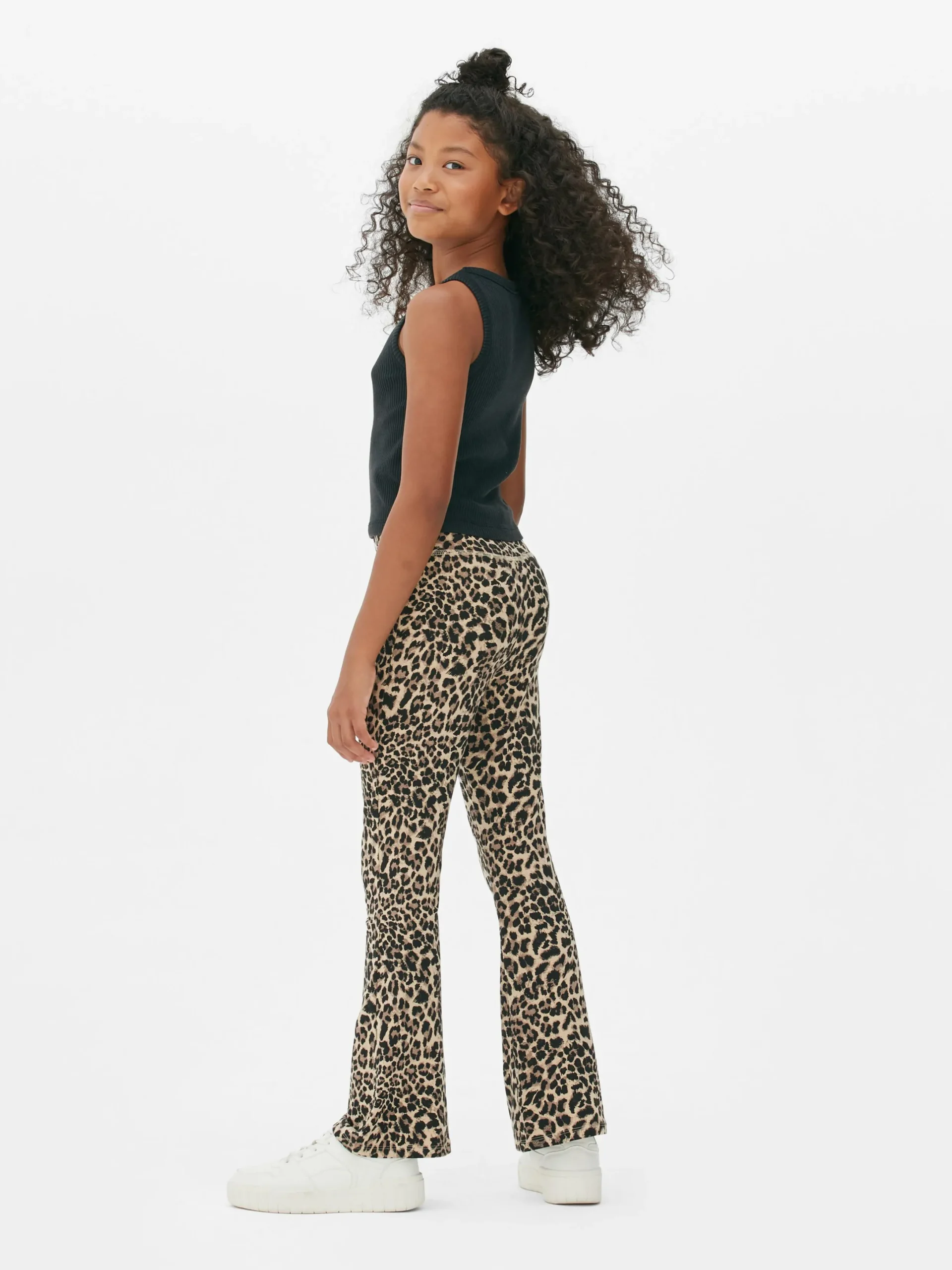 Hosen Und Leggings|Primark Leggings Mit Ausgestelltem Bein Und Leopardenmuster Multi