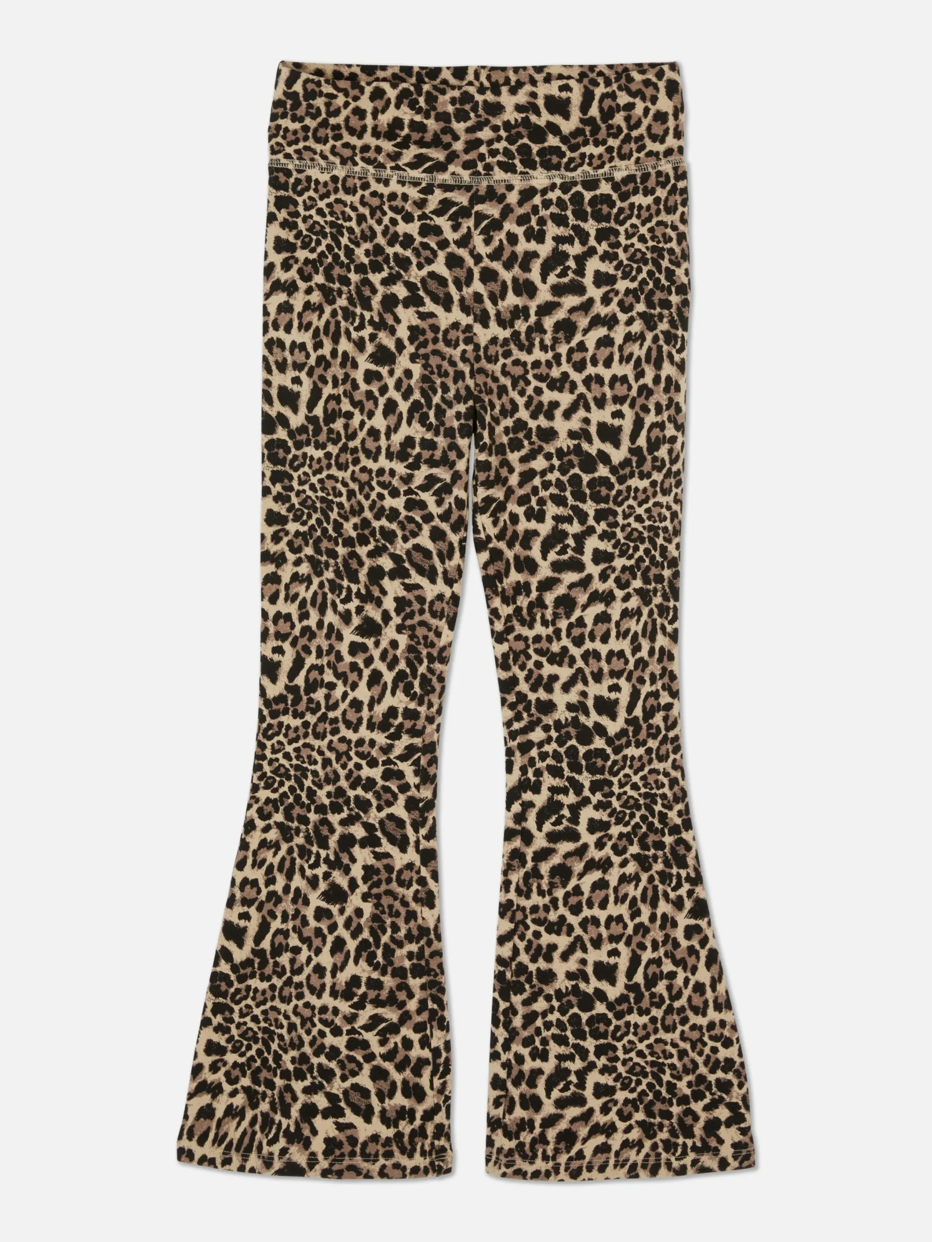 Hosen Und Leggings|Primark Leggings Mit Ausgestelltem Bein Und Leopardenmuster Multi
