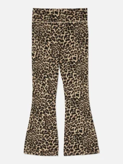 Hosen Und Leggings|Primark Leggings Mit Ausgestelltem Bein Und Leopardenmuster Multi