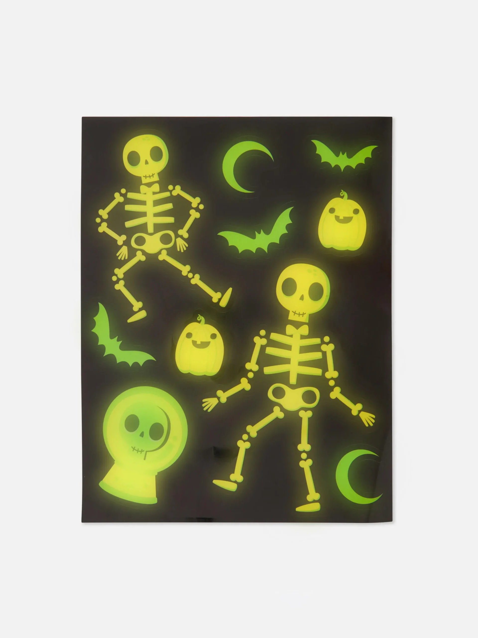 Halloween-Deko Und Süßigkeiten|Halloween Alle|Primark Leuchtende Halloween-Fenstersticker Orange