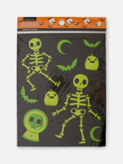 Halloween-Deko Und Süßigkeiten|Halloween Alle|Primark Leuchtende Halloween-Fenstersticker Orange