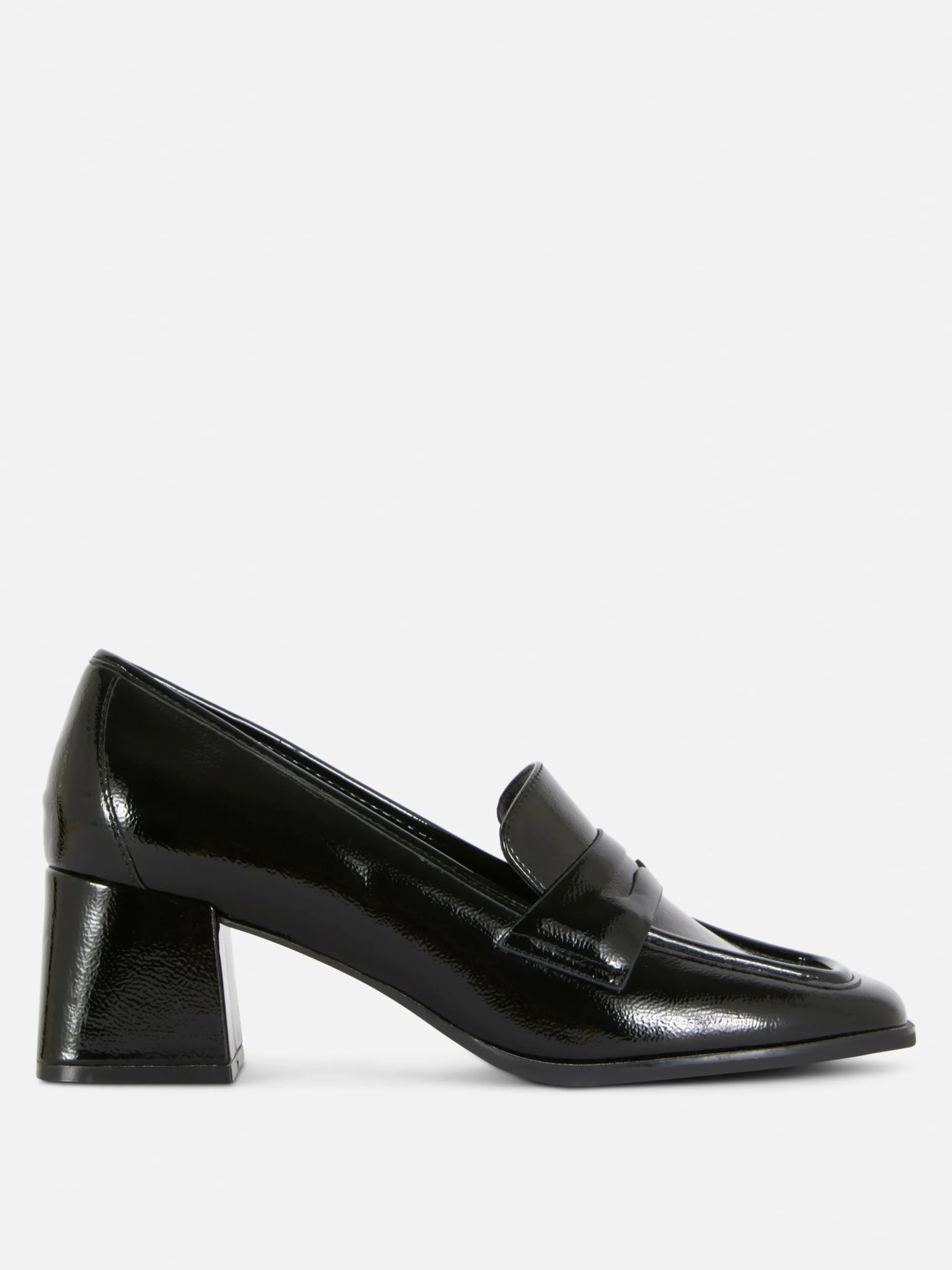 Gothic-Kleidung|Heels|Primark Loafer Mit Absatz Schwarz