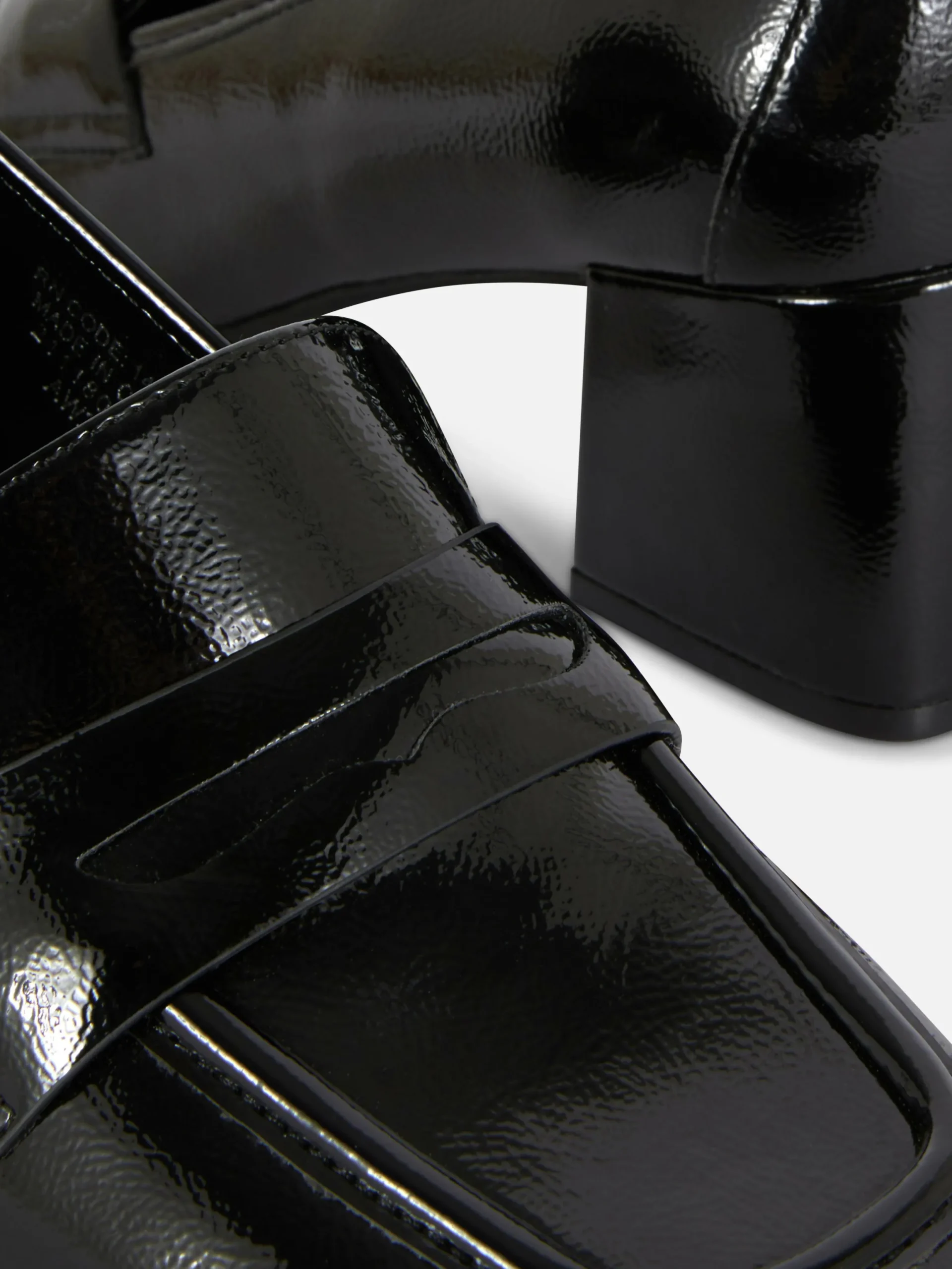 Gothic-Kleidung|Heels|Primark Loafer Mit Absatz Schwarz