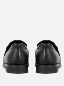 Flache Schuhe|Primark Loafer Mit Fransen Und Schnalle Schwarz