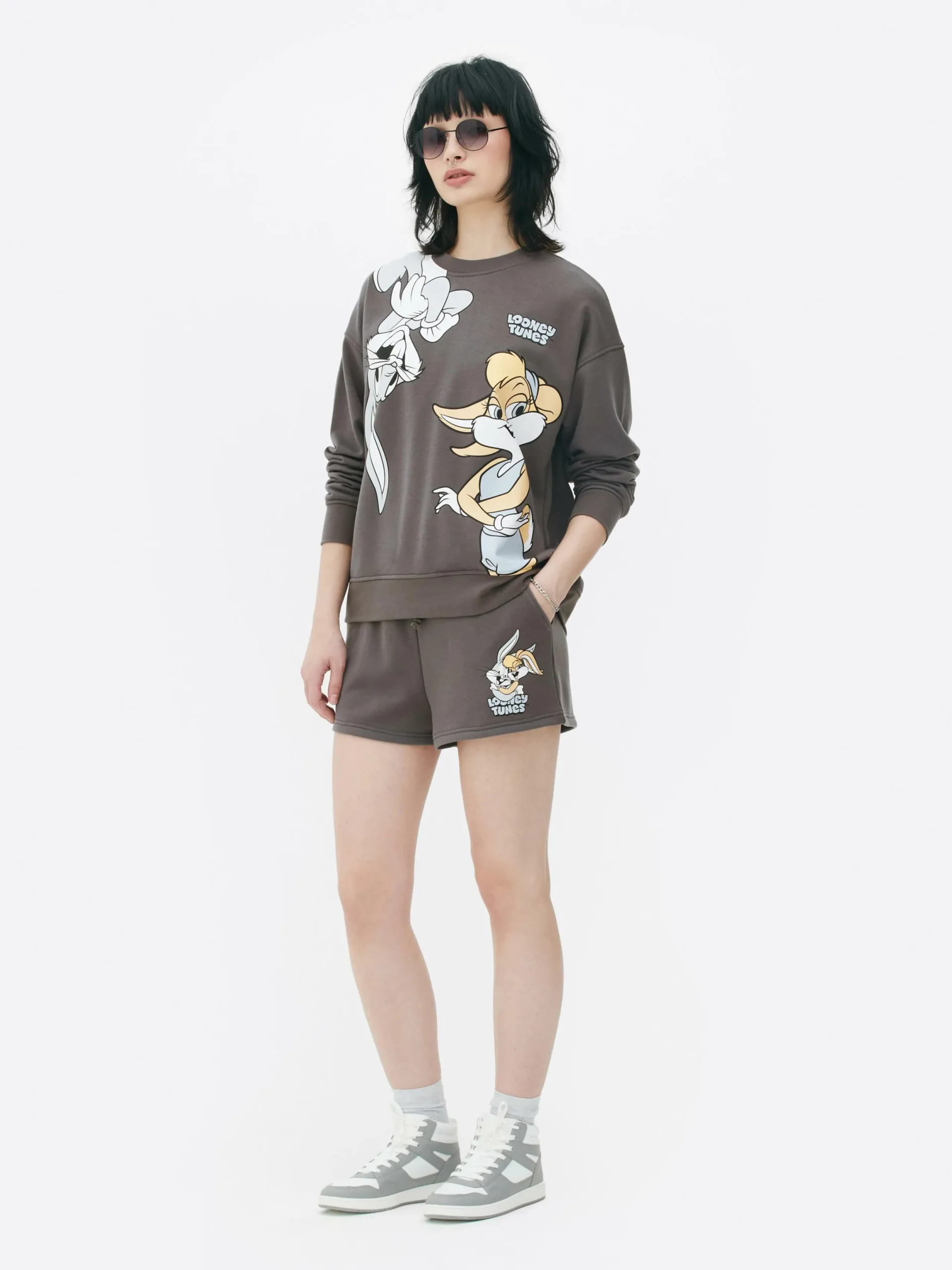 Hoodies Und Sweatshirts|Primark „Looney Tunes Bugs Bunny“ Sweatshirt Zum Kombinieren Anthrazitfarben