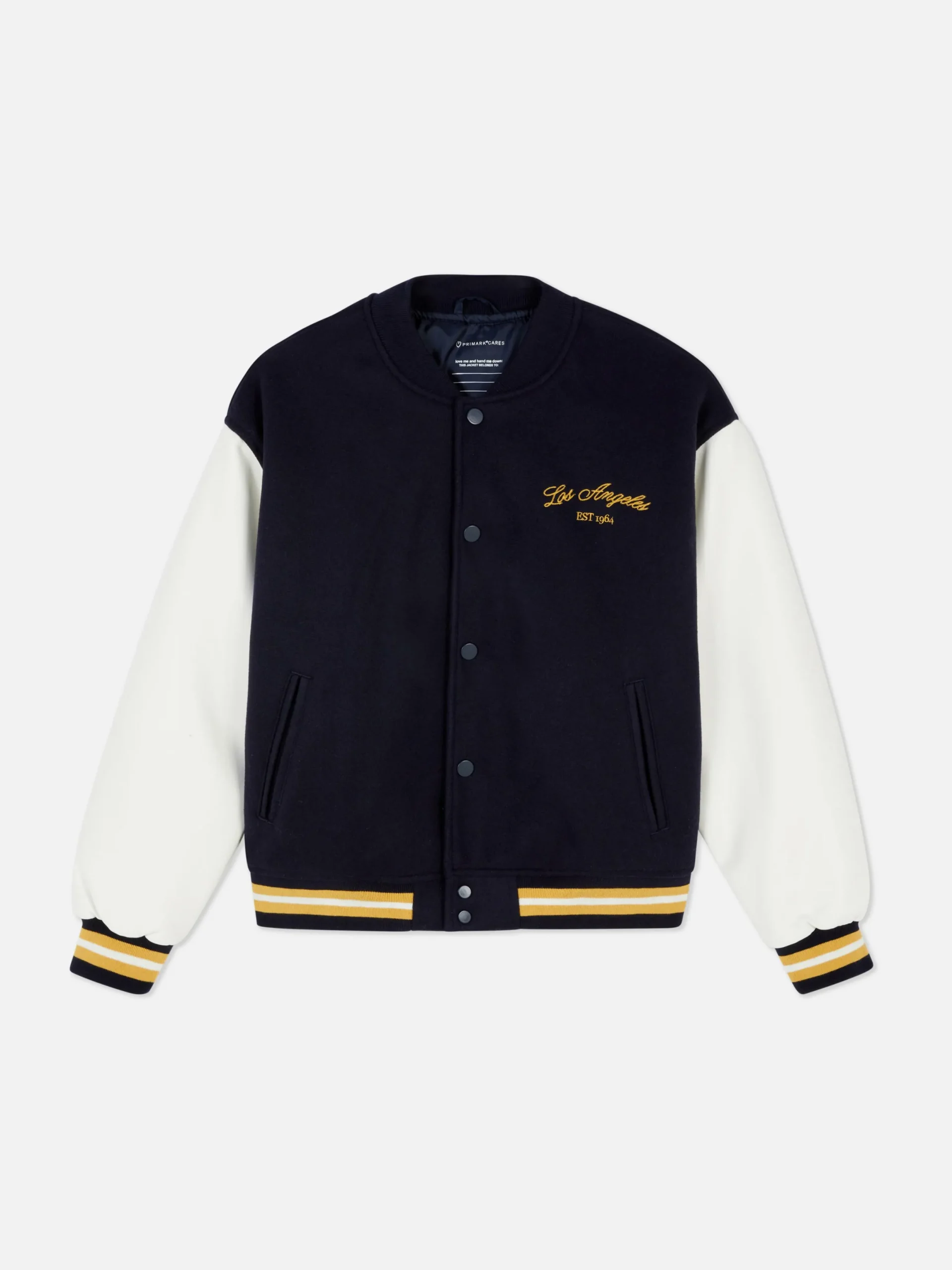 Jacken Und Mäntel|Primark „Los Angeles“ College-Jacke Marineblau
