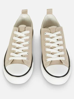 Sneakers|Primark Low-Top-Sneaker Aus Canvas Naturfarben