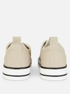 Sneakers|Primark Low-Top-Sneaker Aus Canvas Naturfarben