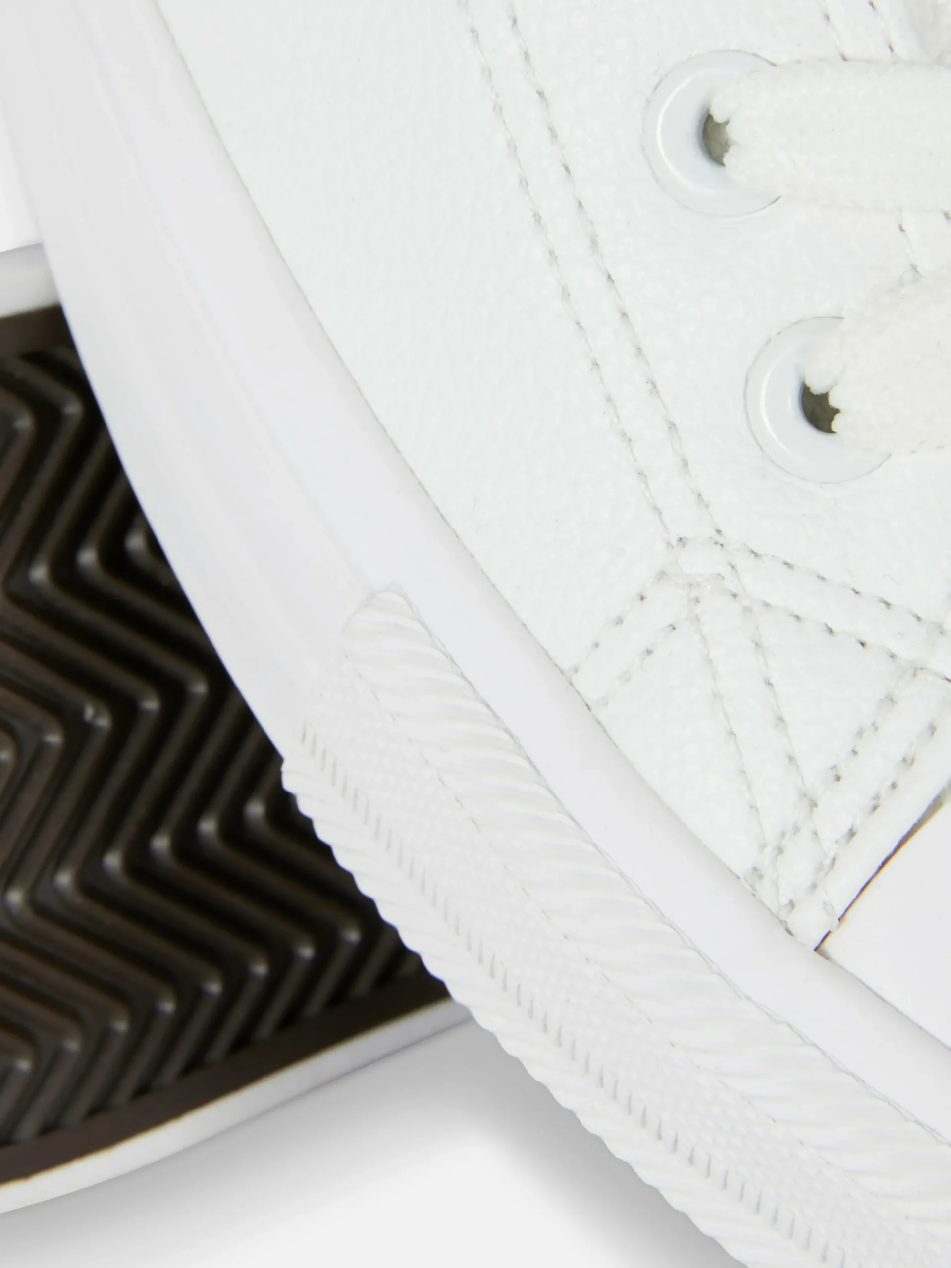 Sneakers|Primark Low-Top-Sneaker Aus Kunstleder Weiß