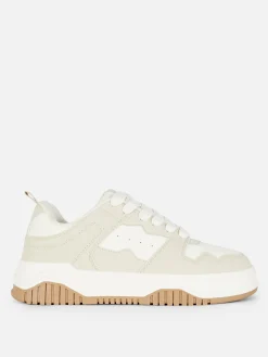 Sneakers|Primark Low-Top-Sneaker Im Skater-Stil Naturfarben