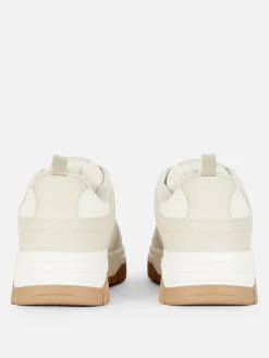 Sneakers|Primark Low-Top-Sneaker Im Skater-Stil Naturfarben