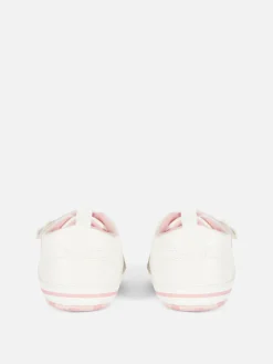 Sneakers|Primark Low-Top-Sneaker Mit Blumenmuster Weiß