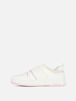 Sneakers|Primark Low-Top-Sneaker Mit Einsätzen Weiß