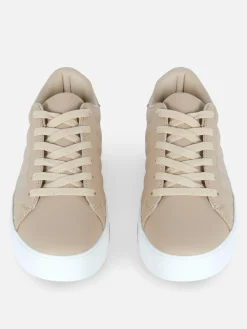 Sneakers|Primark Low-Top-Sneaker Mit Strasssteinen-Detail Beige