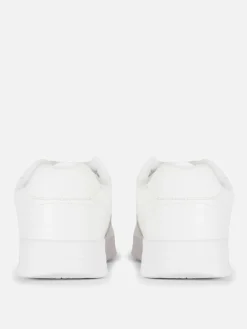 Sneakers|Primark Low-Top-Sneaker Zum Schnüren Weiß