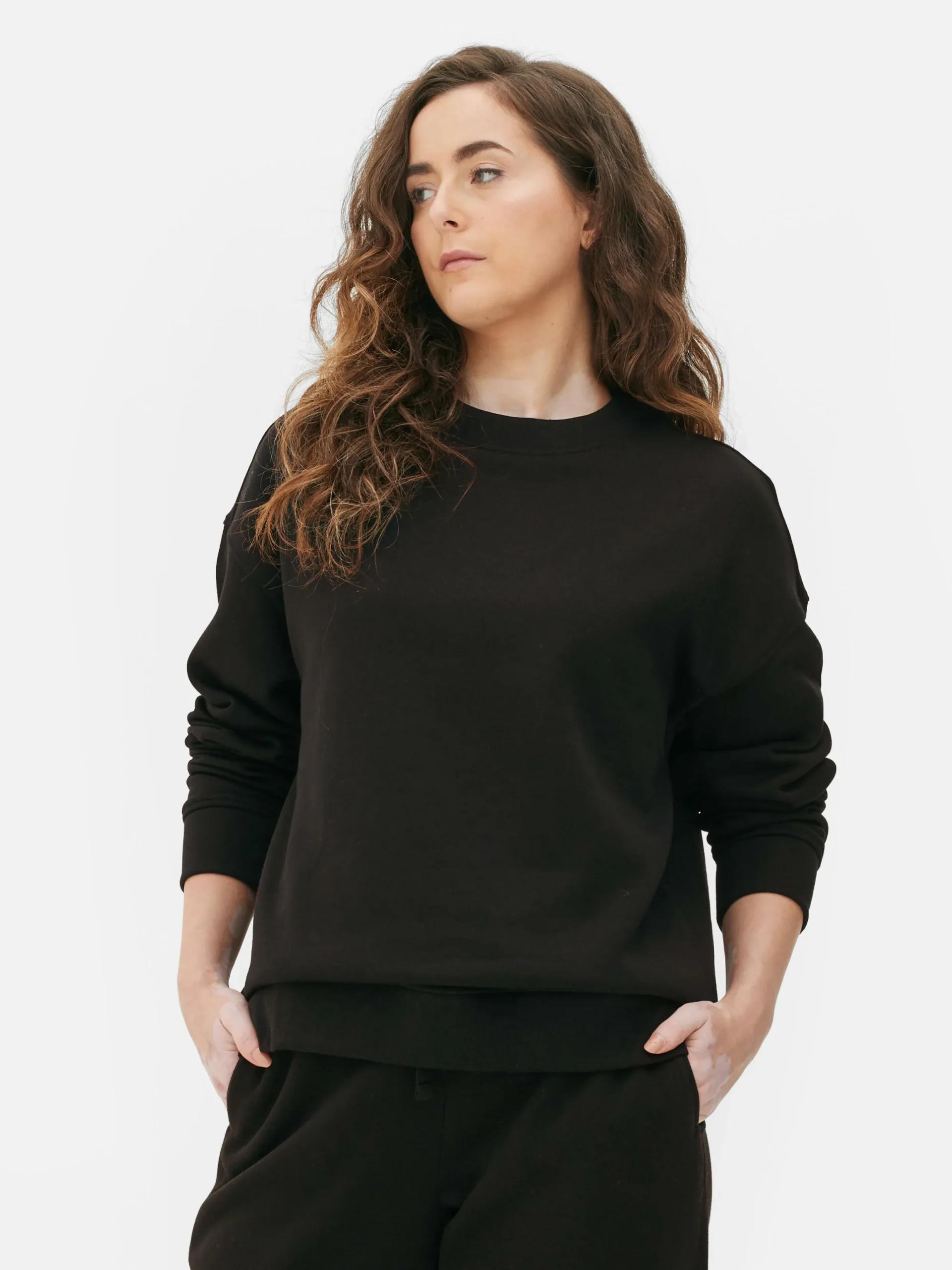 Loungewear|Hoodies Und Sweatshirts|Primark Lässig Geschnittenes Sweatshirt Schwarz