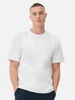 Tops Und T-Shirts|Primark Lässig Geschnittenes T-Shirt Weiß